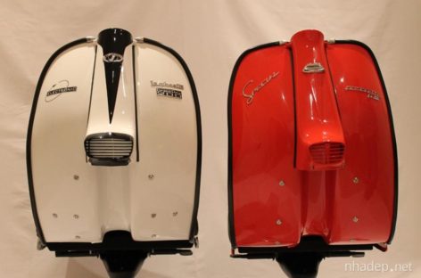 Cảm hứng retro: Chiếc ghế Lambretta hình xe tay ga